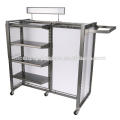 Shopping Mall Or Supermarket Heavy Duty Metal T-Shirt 4 Way Clothing Hanging Clothes Garment Display Rack